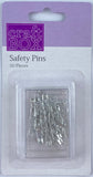 CB-2603 -50 PCS LARGE SILVER SAFETY PINS INNER - PACKING 24 PCS