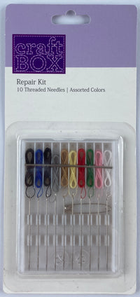 CB-2606 -10 THREADED NEEDLES ASSORTED COLORS - INNER PACKING 24 PCS
