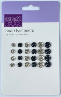 CB-2617 - SNAP FASTENERS ASSORTMENT - INNER PACKING 24 PCS