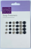 CB-2617 - SNAP FASTENERS ASSORTMENT - INNER PACKING 24 PCS