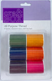 CB-2620 - 6 SPOOLS ALL PURPOSE THREAD - AUTUMN - INNER PACKING 24 PCS