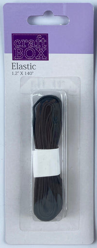 CB-2629 - BLACK ELASTIC 1" X 75" - INNER PACKING 24 PCS