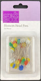 CB-2640 - 50 PCS BLOSSOM PINS IN STORAGE CASE - INNER PACKING 24 PCS