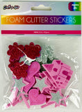 GLITTER FOAM STICKERS - PRINCESS - INNER PACKING 24 PCS