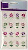 16 PCS ADHESIVE GEMS - FLOWERS- INNER PACKING 24 PCS