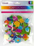CFK-1640 - 50 PCS FOAM STICKERS - SPRING FLOWERS