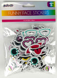 CFK-1641 - 80 PCS FACE STICKERS