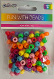CFK-BDS1- PONY BEADS 50g - ASSORTED COLORS-24 PCS PER CASE- $0.75/PC