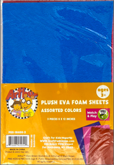 Eva Foam Circles, 12+20+32 mm, Assorted Colours, 2120 Asstd.