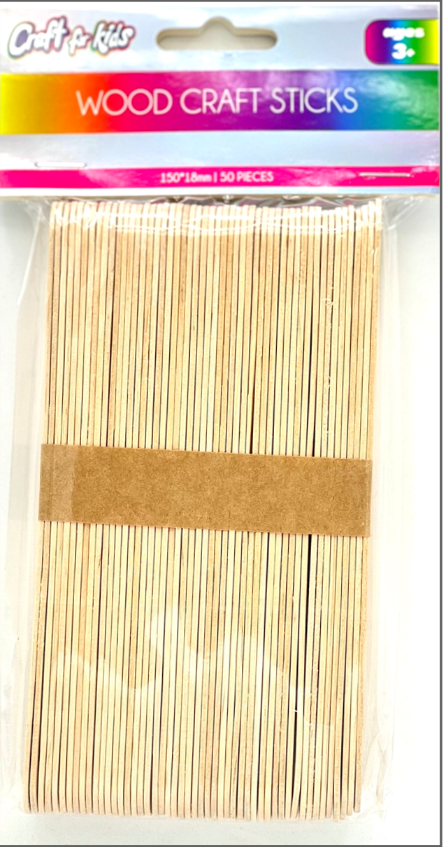Small Wooden Craft Sticks (150 Piece(s))