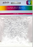 TRANSPARENT SUNBURST BEADS - 40g